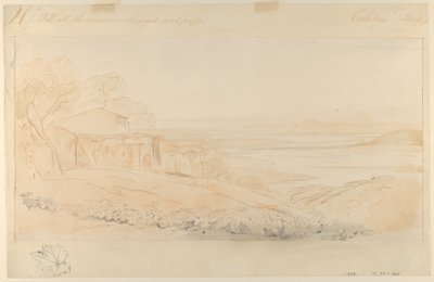 Pentedatelo, Calábria, Itália de Edward Lear
