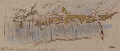 Pettenasco, Lago Orta de Edward Lear