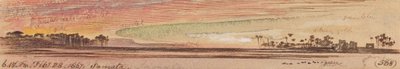 Samata; 18h15, 28 de fevereiro de 1867 (568) de Edward Lear