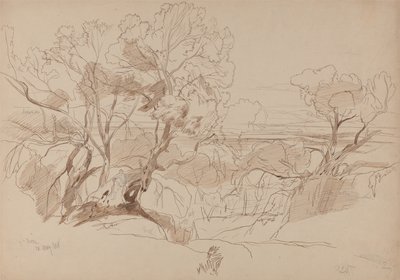 Santa Decca, Corfu, 28 de maio de 1848 (126) de Edward Lear