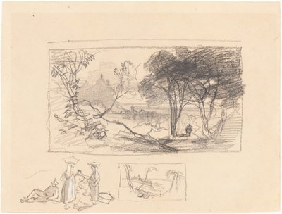 Esboços na Itália [reto] de Edward Lear