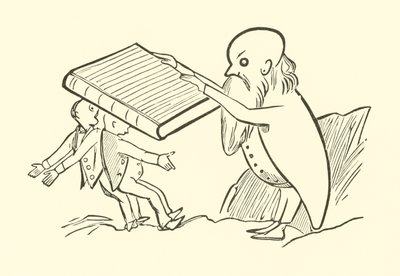 Os Dois Antigos Solteiros (gravura) de Edward Lear