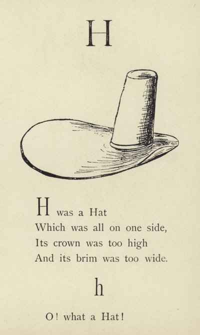A letra H de Edward Lear