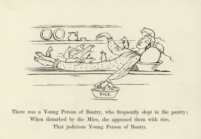 Havia um jovem de Bantry, que freqüentemente dormia na despensa de Edward Lear