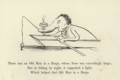 Havia um homem velho em uma barcaça, cujo nariz era excessivamente grande de Edward Lear