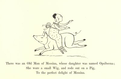 Houve um velho de Messina, cuja filha foi nomeada Opsibeena de Edward Lear