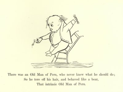 Havia um velho homem do Peru, que nunca soube o que deveria fazer de Edward Lear