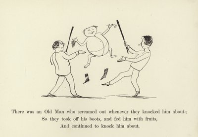 Havia um Velho, que gritava sempre que o derrubavam de Edward Lear