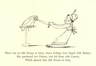 Havia uma pessoa idosa em Gray, cujos sentimentos estavam tingidos de desânimo de Edward Lear