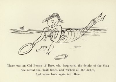 Havia uma pessoa idosa de Bree, que freqüentava as profundezas do mar de Edward Lear