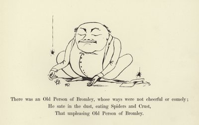 Havia uma Velha Pessoa de Bromley, cujos caminhos não eram alegres ou graciosos de Edward Lear