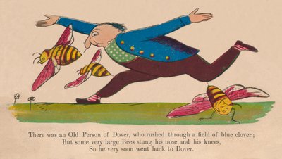Havia uma pessoa idosa de Dover ... c1840s. de Edward Lear