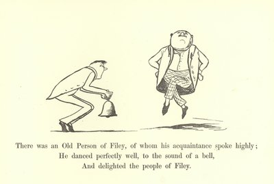 Havia uma pessoa idosa de Filey, de quem seu conhecimento spok altamente de Edward Lear