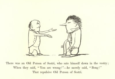 Havia um Velho de Sestri, que se sentou na sacristia de Edward Lear