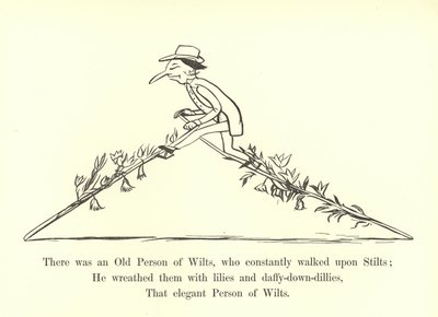 Havia um velho de Wilts, que constantemente andava sobre palafitas de Edward Lear