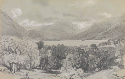 Ullswater, 14 Oct. 1836 de Edward Lear