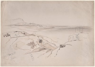 Vista de Sciacca, na Sicília de Edward Lear