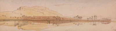 Vista sobre o Nilo de Edward Lear