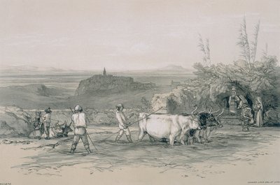Vistas em Roma e seus arredores: Roiate, uma cidade perto de Subiaco de Edward Lear