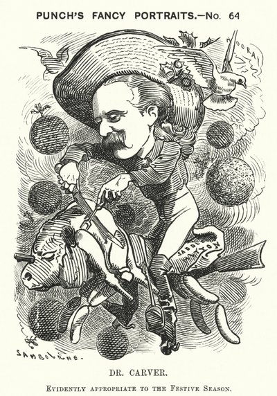 Dr. Carver (gravura) de Edward Linley (after) Sambourne
