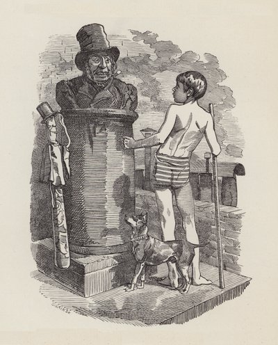 Ilustração para The Water-Babies de Charles Kingsley (gravura) de Edward Linley (after) Sambourne