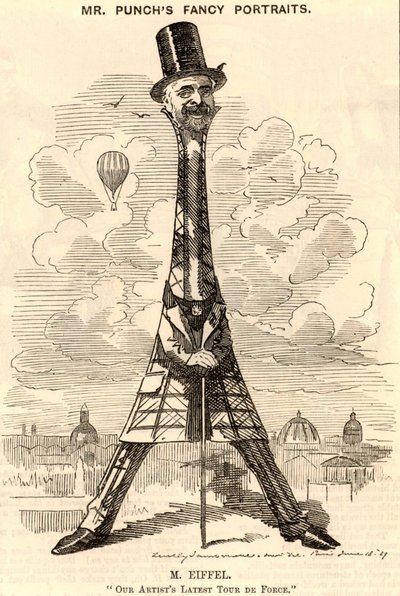 "(Alexandre) Gustave Eiffel (1832-1923) Engenheiro civil francês de Edward Linley Sambourne