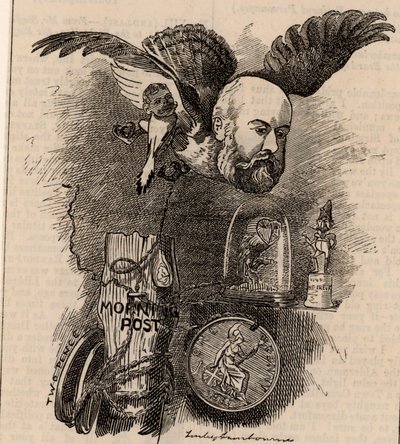 Algernon Borthwick, 1º Barão Glenesk (1830-1908) de Edward Linley Sambourne