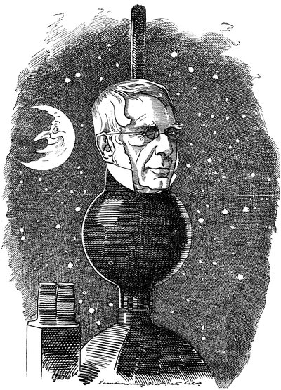George Biddell Airy 1801-1892, astrônomo e geofísico inglês, 1883 de Edward Linley Sambourne