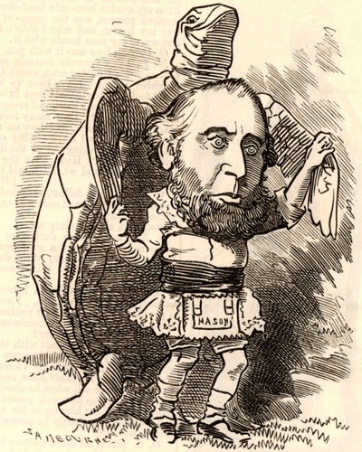 John Ellis dançando com tartaruga de Edward Linley Sambourne