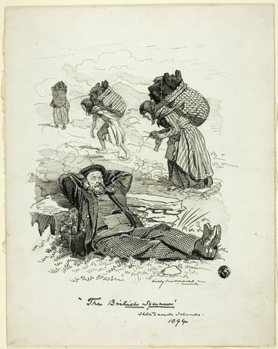 A esquiva britânica, Ilhas Shetland de Edward Linley Sambourne