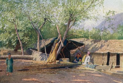 Um barqueiro e sua família de Edward Mary Joseph Molyneux