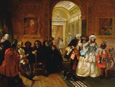 Lord Chesterfields Ante-Room em 1748, 1869 de Edward Matthew Ward
