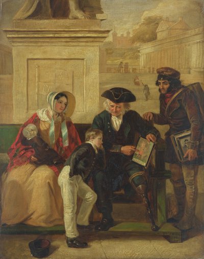 O veterano de Aboukir, 1844 de Edward Matthew Ward