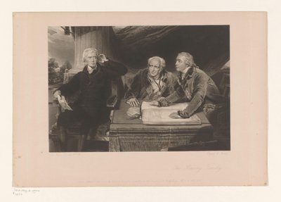 Retrato de Sir Francis Baring, com o seu irmão e o seu genro
Portret van Francis Baring, zijn broer John Baring en Charles Wall
A Família Baring (título sobre o objecto) de Edward McInnes