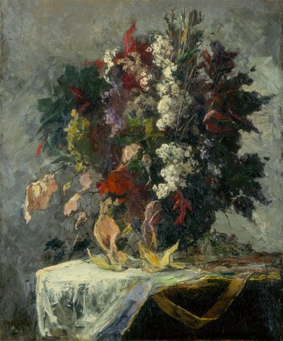 Sem título (natureza morta floral) de Edward Mitchell Bannister