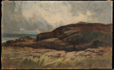 Sem título (paisagem com rochas) de Edward Mitchell Bannister
