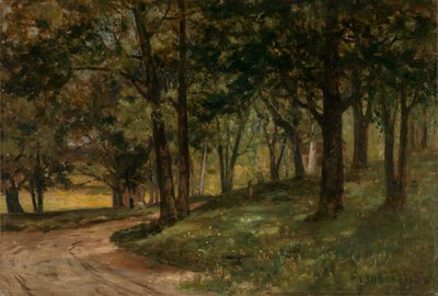 Paisagem sem título com árvores, s.d. de Edward Mitchell Bannister