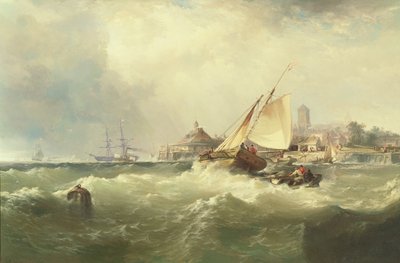 Novo Castelo no Delaware de Edward Moran