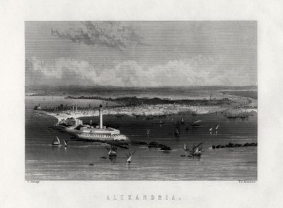 Alexandria, Egito, século XIX de Edward Paxman Brandard