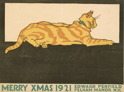 Feliz Natal, 1921 de Edward Penfield