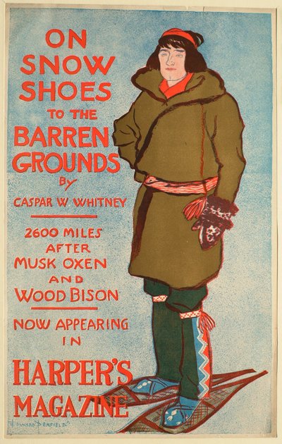 Com raquetes de neve até ao Barren Ground, por Caspar Whitney, maio Harper