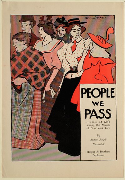 People We Pass de Julian Ralph, editores Harper & Brothers de Edward Penfield