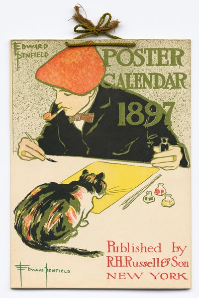 Calendário de cartazes 1897 de Edward Penfield