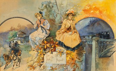 O Passado e o Presente, de Edward Percy Moran