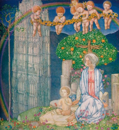 Nossa Senhora da Promessa, c1918, 1919 de Edward Reginald Frampton