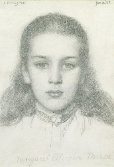 Margaret Ellinor Morse, 2 de janeiro de 1882 de Edward Robert Hughes