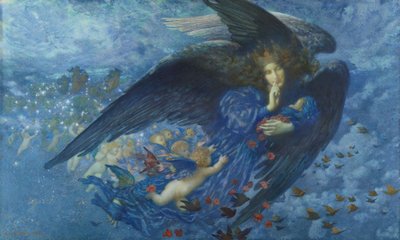 Noite com seu Trem das Estrelas, 1912 de Edward Robert Hughes