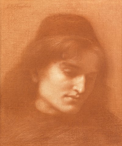 Estudo de um homem de Edward Robert Hughes