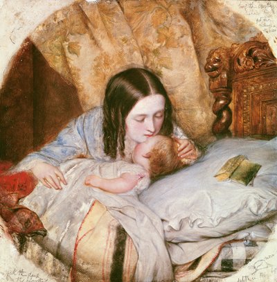 O beijo da boa noite de Edward Robert Hughes