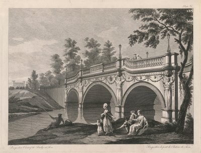 Vista Perspectiva da Ponte em Sion de Edward Rooker